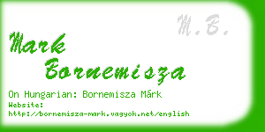 mark bornemisza business card
